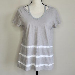 Doe & Rae Tie Dye Stripe Shirt